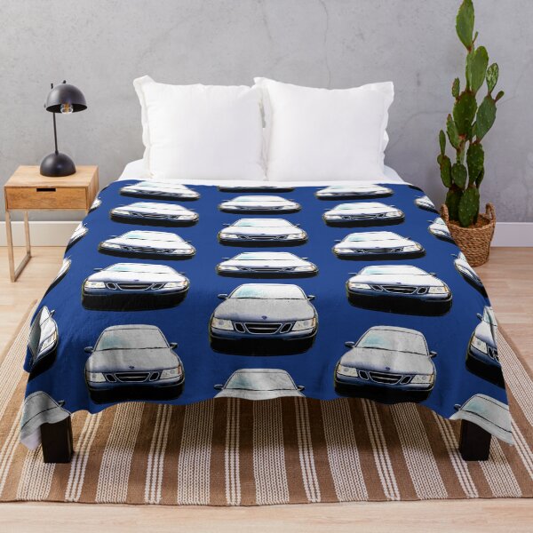 Item preview, Saab 9-3 OG 1st generation classic car high contrast designed and sold by soitwouldseem.