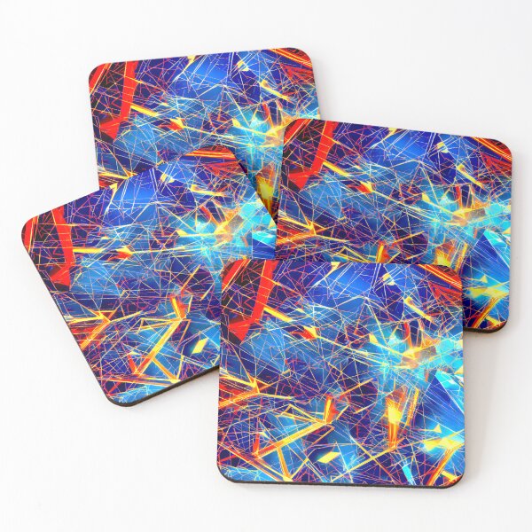 Item preview, Falling Blue Abstract designed and sold by The Bubble 1307.