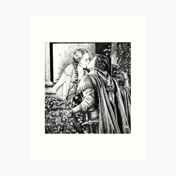Robin Hood and Maid Marian Art Board Print for Sale by Melaina-Art