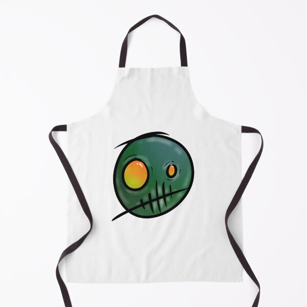 Item preview, Green Monster  Head Emoji Face | Green Head horror Emoji  | Green Face Doodle designed and sold by Mitch616Art.