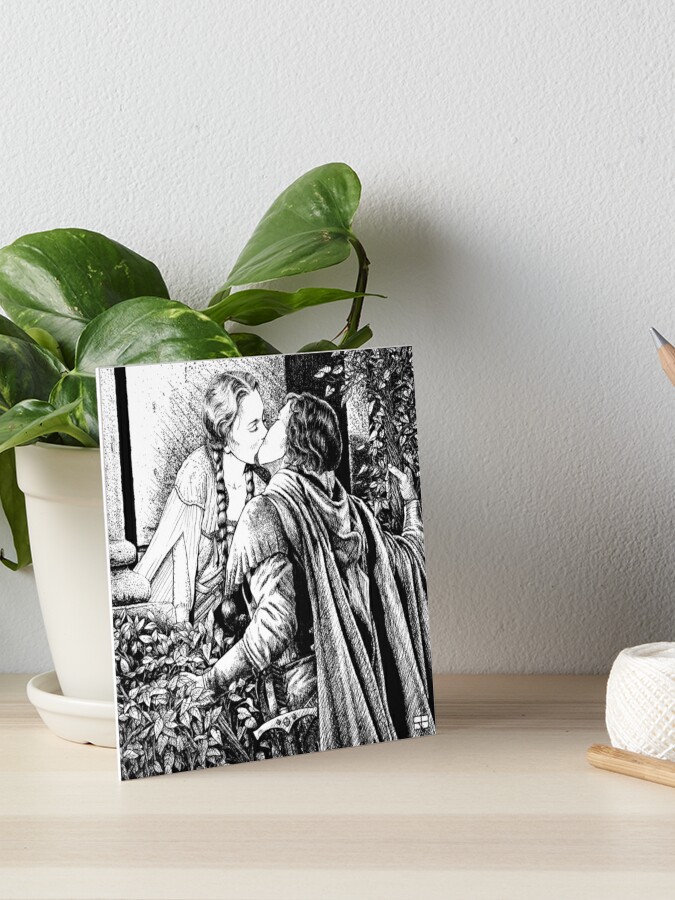 Robin Hood and Maid Marian Art Board Print for Sale by Melaina-Art