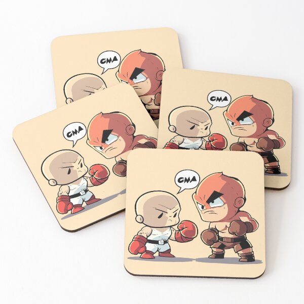 Item preview, Two funny chibi characters boxing designed and sold by Jarmo Piironen.