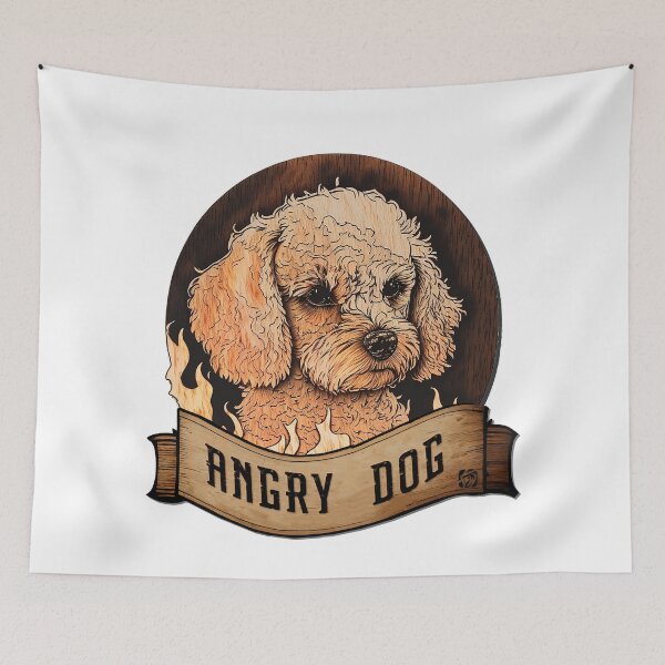 Item preview, Angry dog: Poodle designed and sold by BWstudios.