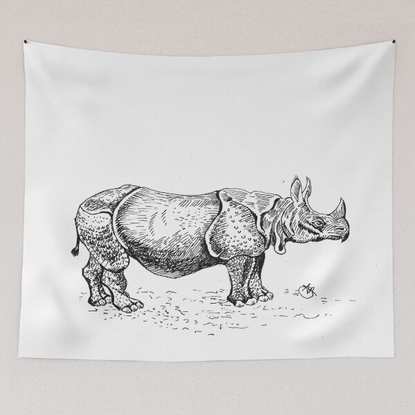 Item preview, Rhinoceros staring out....  designed and sold by angipangi7.