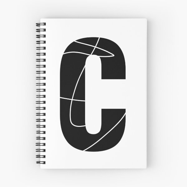 Item preview, C alphabet black color stylish Monogram - letter C / initial C designed and sold by stayartsy07.