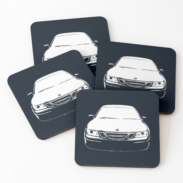 Item preview, Saab 9-3 OG 1st generation classic car monoblock white designed and sold by soitwouldseem.
