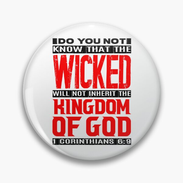 Item preview, Kingdom Of God 1 Corinthians 6:9 designed and sold by plushism.