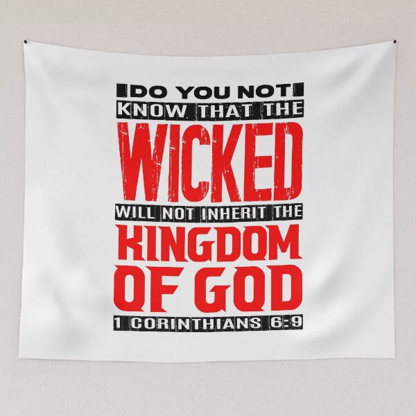 Item preview, Kingdom Of God 1 Corinthians 6:9 designed and sold by plushism.