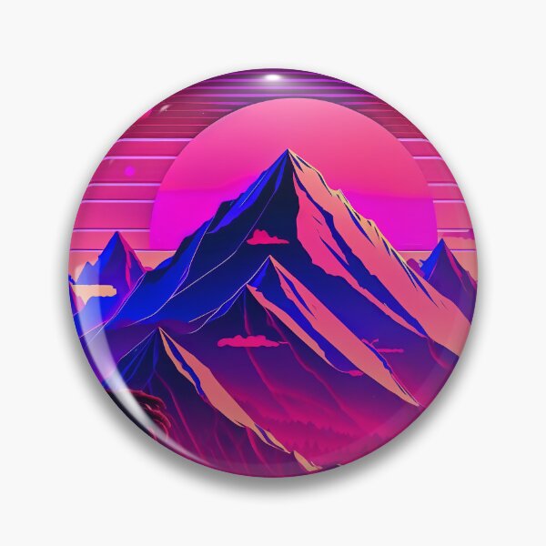 Item preview, Synth Mountains designed and sold by Esoteric Designs.