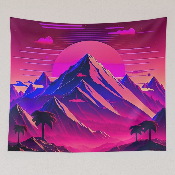 Item preview, Synth Mountains designed and sold by Esoteric Designs.