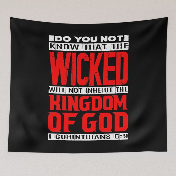 Item preview, Kingdom Of God 1 Corinthians 6:9 designed and sold by plushism.
