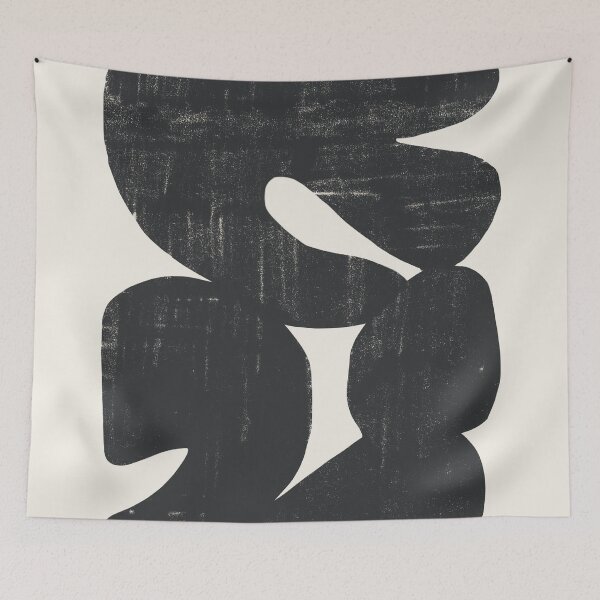 Item preview, Bold Shapes NO.2 Black designed and sold by BohomadicStudio.