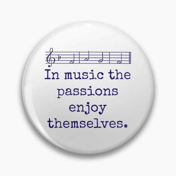 Item preview, In Music Passions Enjoy - Music Quote  designed and sold by CrankyOldDude.
