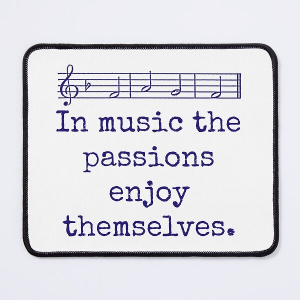 Item preview, In Music Passions Enjoy - Music Quote  designed and sold by CrankyOldDude.