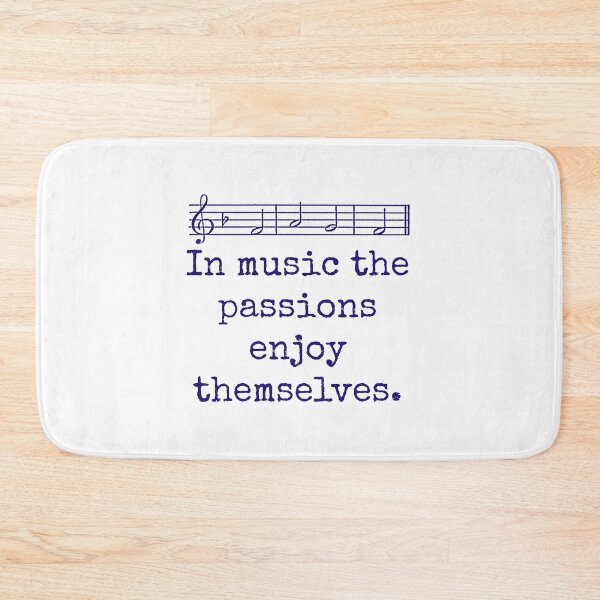 Item preview, In Music Passions Enjoy - Music Quote  designed and sold by CrankyOldDude.