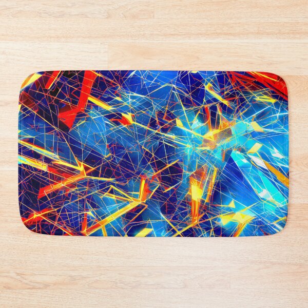 Item preview, Falling Blue Abstract designed and sold by The Bubble 1307.