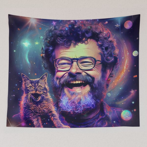 Item preview, Terence McKenna's Cat designed and sold by Psychedelic-Sap.