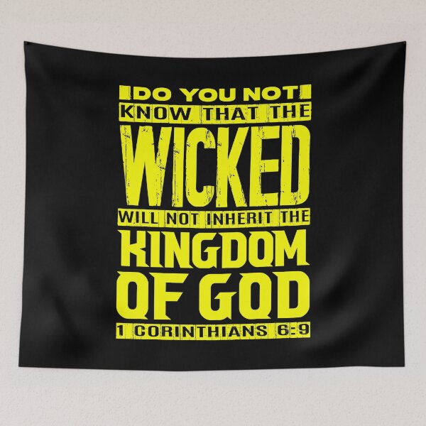 Item preview, Kingdom Of God 1 Corinthians 6:9 designed and sold by plushism.