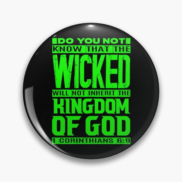 Item preview, Kingdom Of God 1 Corinthians 6:9 designed and sold by plushism.