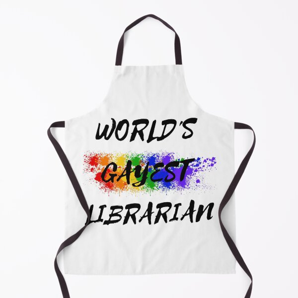 Item preview, World's Gayest Librarian designed and sold by LuckyKermit.