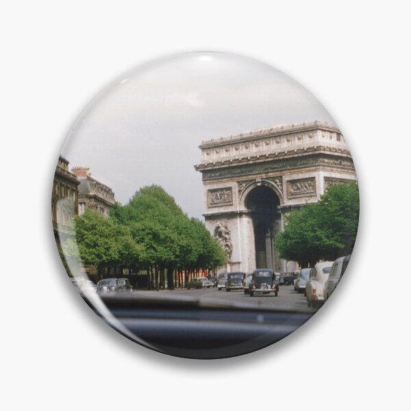 Item preview, 1940s - View of the Arc de triomphe in Paris from inside of a car, France designed and sold by thatwaslife.