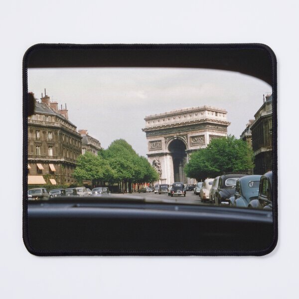 Item preview, 1940s - View of the Arc de triomphe in Paris from inside of a car, France designed and sold by thatwaslife.