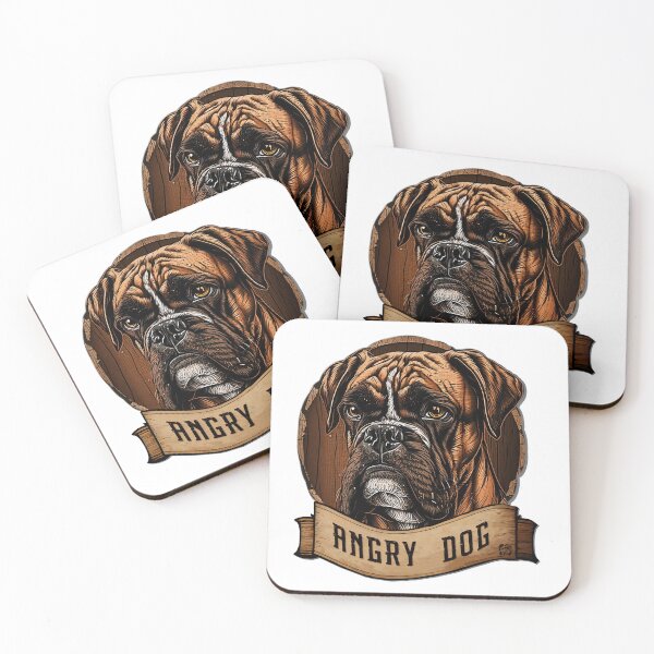 Item preview, Angry dog: Boxer designed and sold by BWstudios.