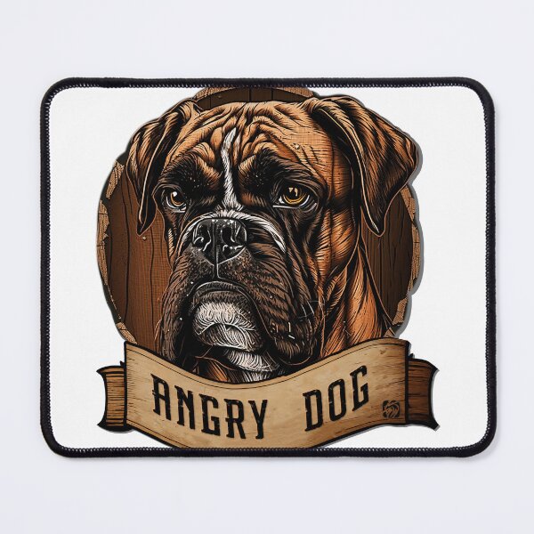 Item preview, Angry dog: Boxer designed and sold by BWstudios.