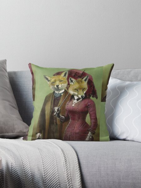 Item preview, Victorian Fox Couple designed and sold by mictomart.