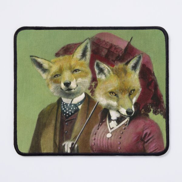 Item preview, Victorian Fox Couple designed and sold by mictomart.