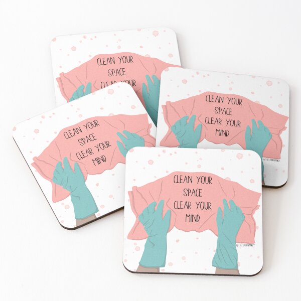 Item preview, Clean Your Space Clean Your Mind Empowering Quote designed and sold by thecutefeminist.