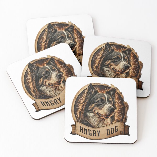 Item preview, Angry dog: Border Collie designed and sold by BWstudios.