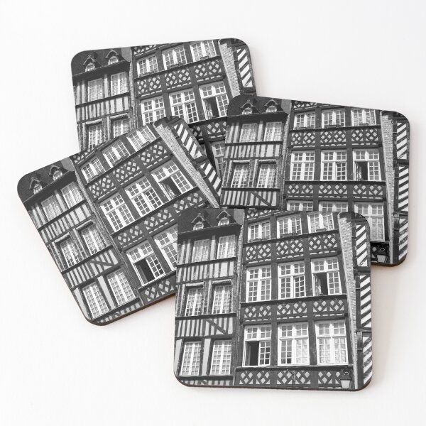 Item preview, Rennes Medieval buildings, monochrome designed and sold by paulboizot.
