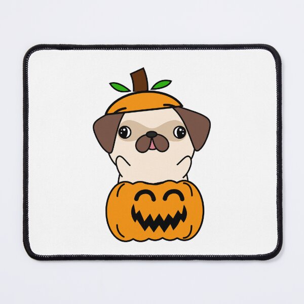 Item preview, Funny Pug in a pumpkin designed and sold by Pet Station.