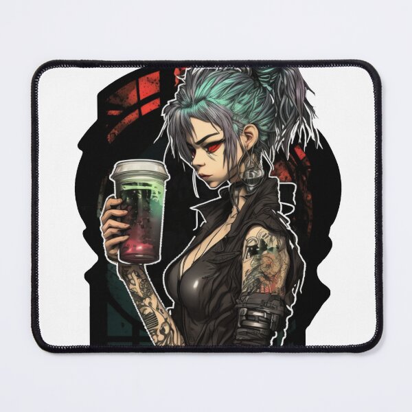 Item preview, Cyberstyle Woman having a drink designed and sold by Digital-Space.