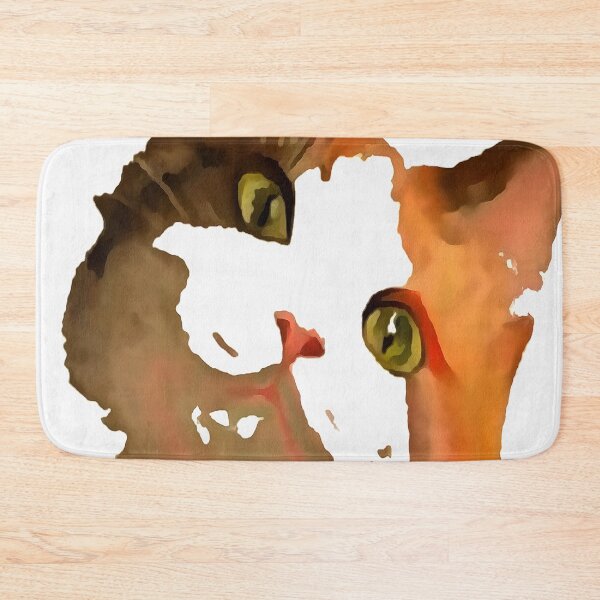 Item preview, A Green Eyed Calico Cat Artistic Portrait designed and sold by taiche.
