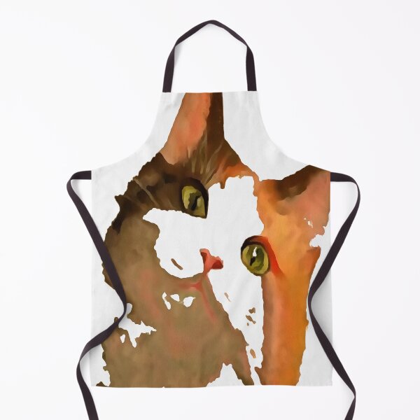 Item preview, A Green Eyed Calico Cat Artistic Portrait designed and sold by taiche.