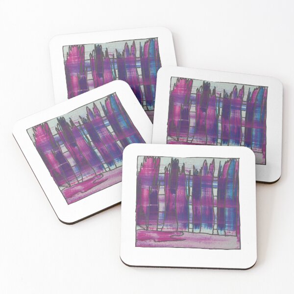 Item preview,  Liminal Space II Magenta and Violet Abstraction designed and sold by BlackArtichoke.