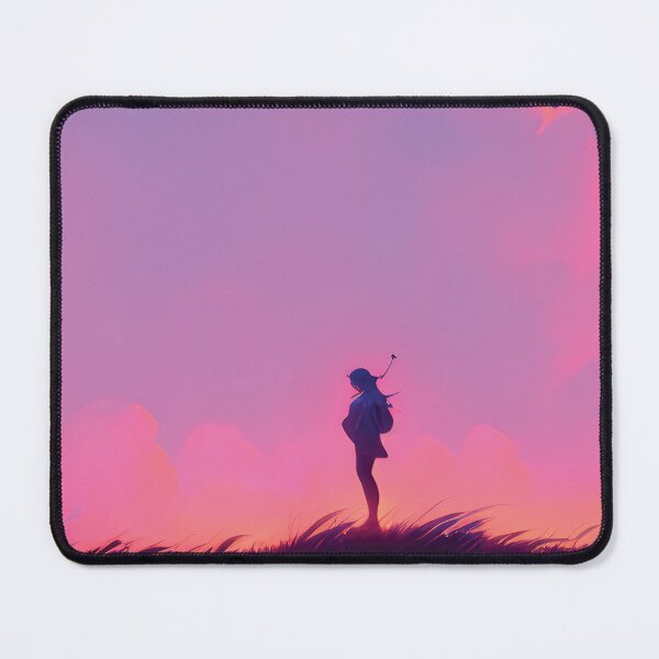 Item preview, Anime Sky Sunset and Clouds - Aesthetic Anime Landscape designed and sold by SnazzyStyles.