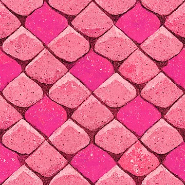Artwork thumbnail, Pattern Tile pink by Mikael Freitas