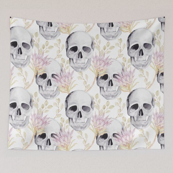 Item preview, Floral skull glam designed and sold by RoseAesthetic.