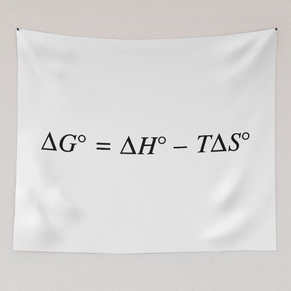 Item preview, Gibbs free energy, thermodynamics and physics designed and sold by NoetherSym.