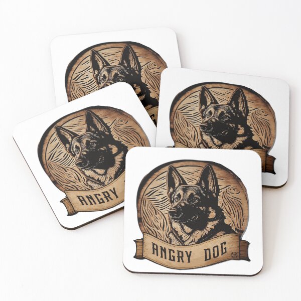 Item preview, Angry dog: German Shepherd designed and sold by BWstudios.