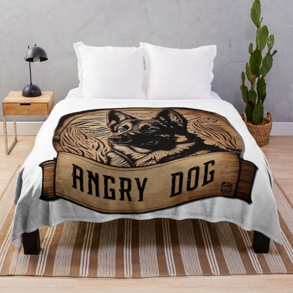 Item preview, Angry dog: German Shepherd designed and sold by BWstudios.