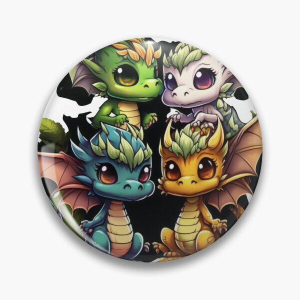 Item preview, 4 Cute Baby Dragons designed and sold by Digital-Space.