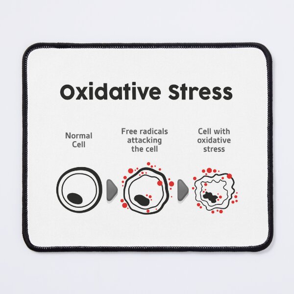 Item preview, Cell anatomy undergoing oxidative stress, biology. Ideal for educational and informational materials designed and sold by LucianoCosmo.