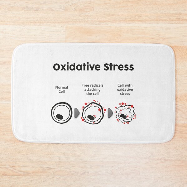 Item preview, Cell anatomy undergoing oxidative stress, biology. Ideal for educational and informational materials designed and sold by LucianoCosmo.