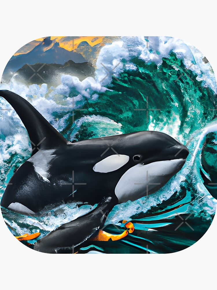 dibujo de ballena orca