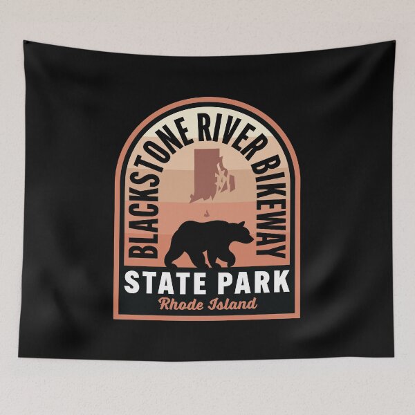 Item preview, Blackstone River Bikeway State Park RI Bear designed and sold by HalpinDesign.