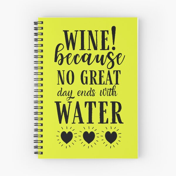 Item preview, Wine because No Great Day Ends with Wine Quote, Wine Lover Gift, Wine Drinker, Typography Quote, Alcohol Quotes designed and sold by thedazzlingmonk.